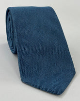 Steel Blue Mulberrywood Weave Silk Tie MWT-3